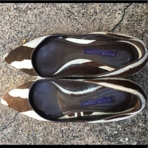 Ralph Lauren Collection Zebra Haircalf Shoes